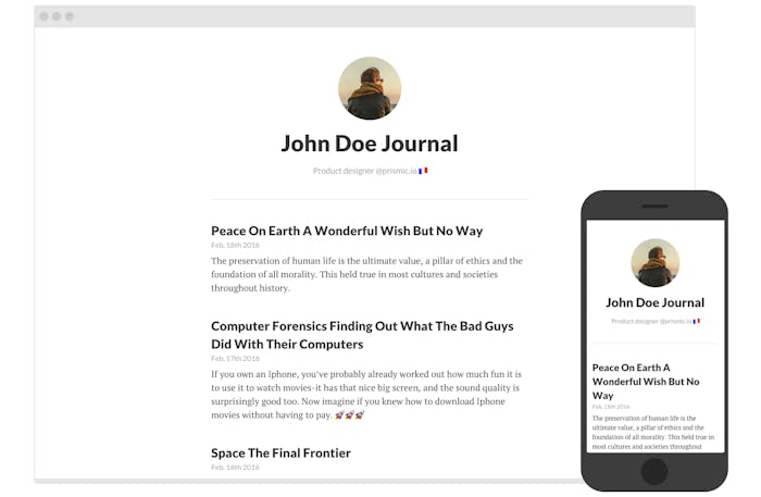 Example Gatsby blog example project Example Gatsby blog example project