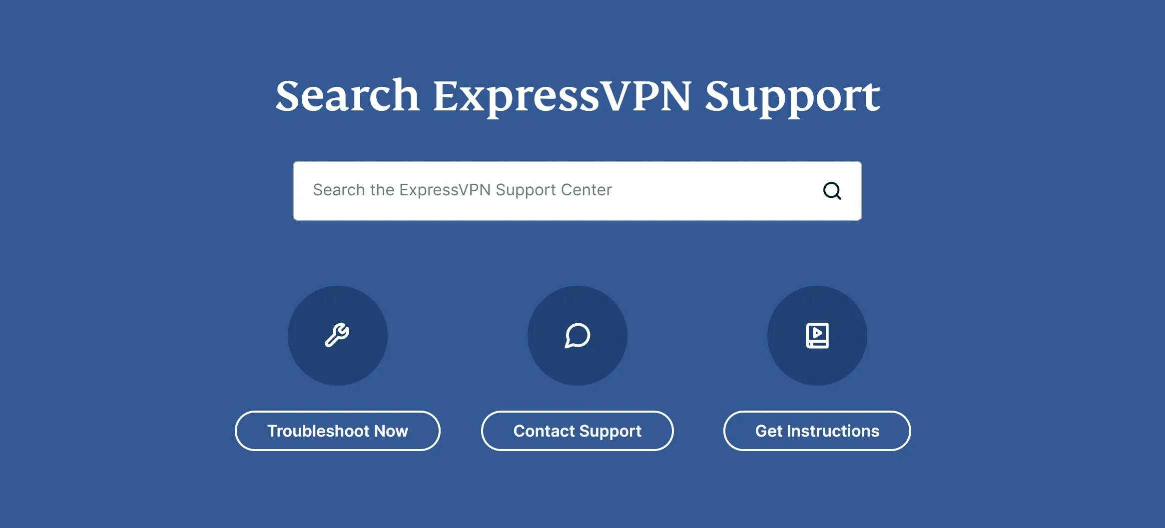 ExpressVPN support