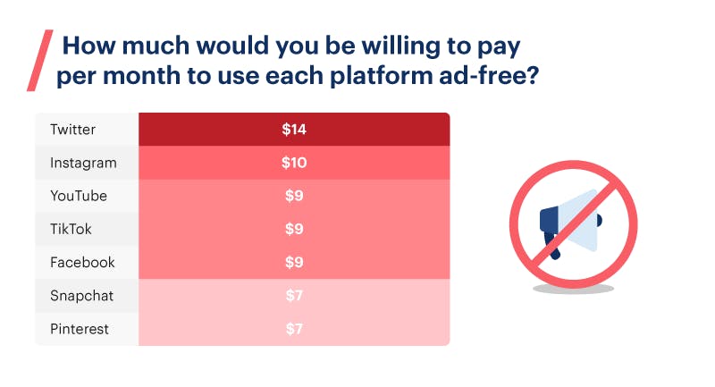 Pay for Ad-Free social media