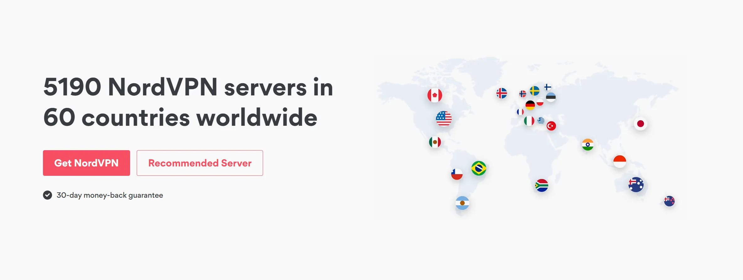 NordVPN server locations