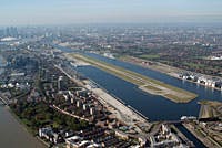 London City Airport by private jet