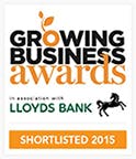 Growing Business Awards shortlisted 2015