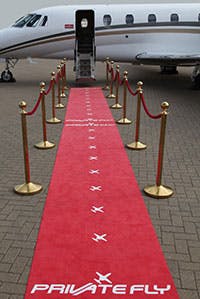 Red Carpet by Private Jet