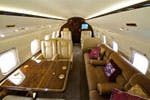 private jet interior