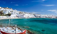 Private jet flight to Mykonos