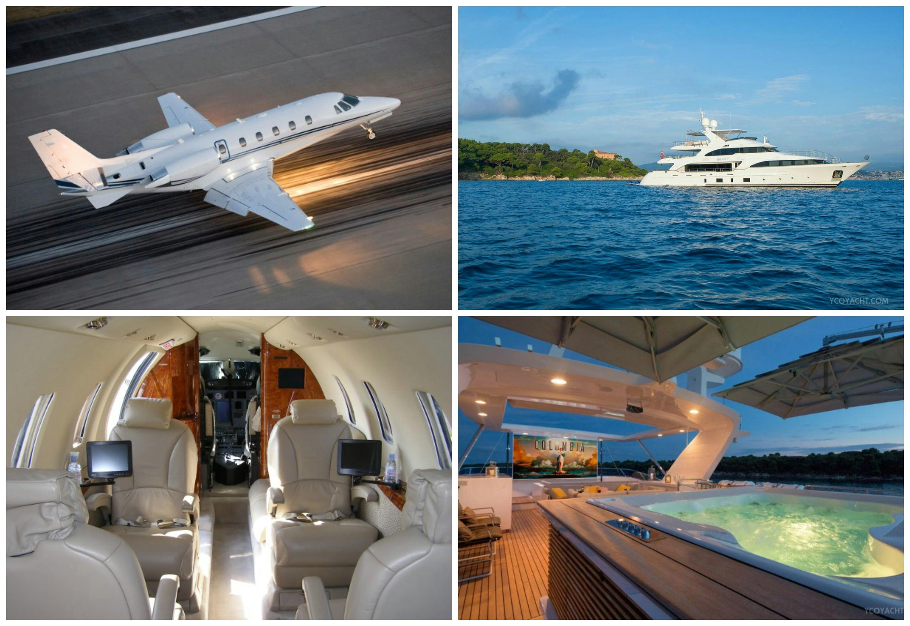 private yacht vs private jet