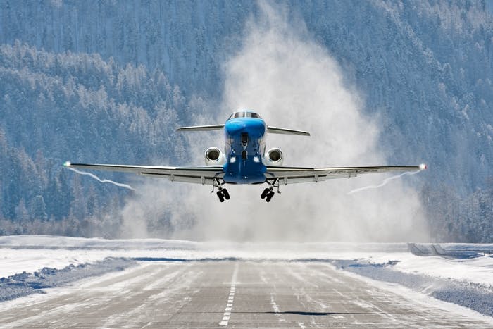 de-icing private jets