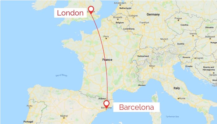 Flight Time From Barcelona To Gatwick Private jet shuttle betwen London and Barcelona