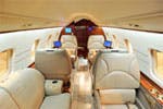 Private jet flight comfort