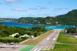 private jet charter and helicopter flights from St Barts Airport