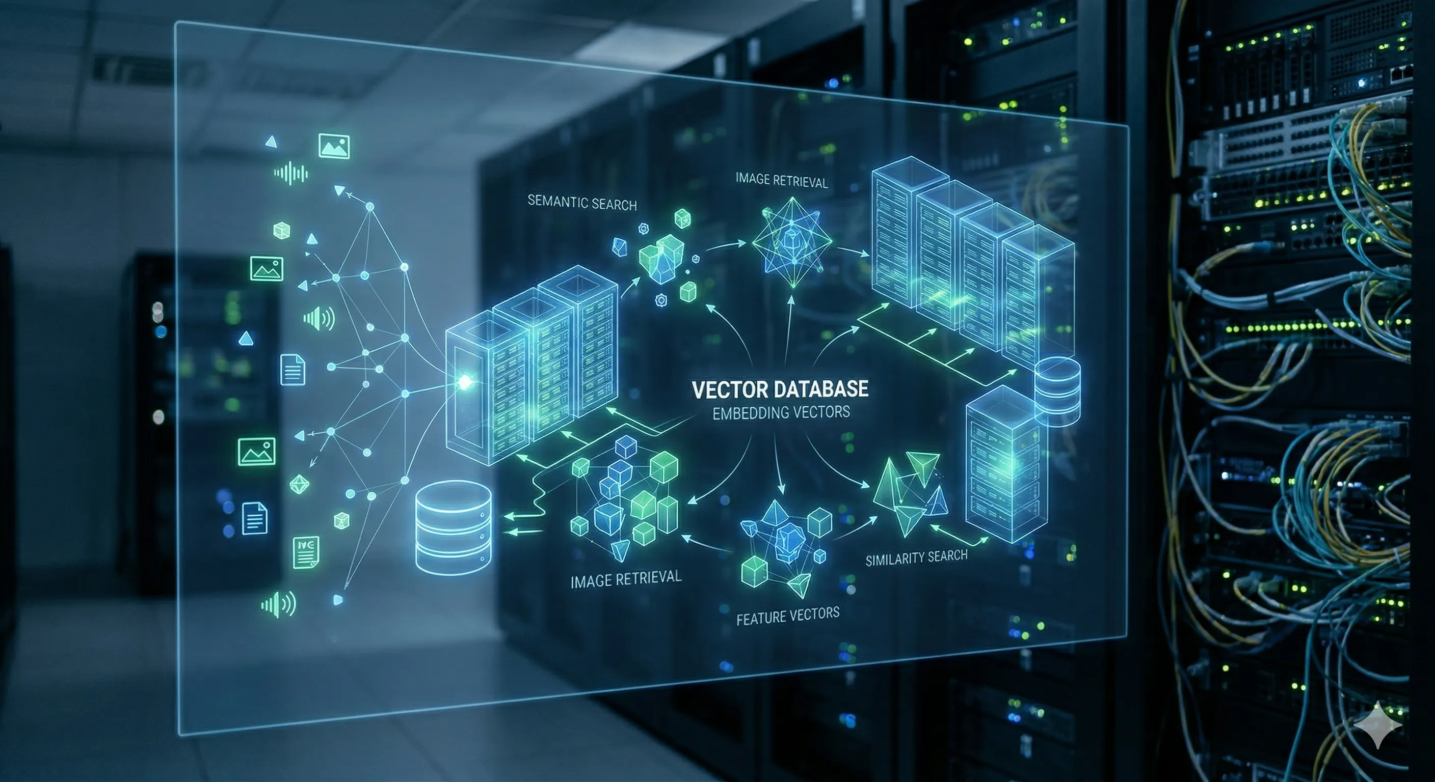 abstract depiction of RAG systems