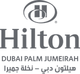 Hilton The Palm grey logo png