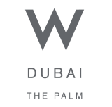 W Dubai The Palm grey logo png