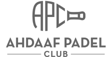Ahdaaf Padel Club Grey Logo