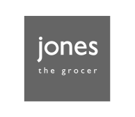 jones the grocer grey logo png