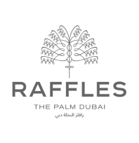 Raffles The Palm Dubai grey logo