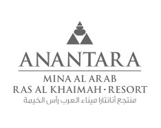 Anantara Mina Al Arab Ran Al Khaimah Resort grey logo png