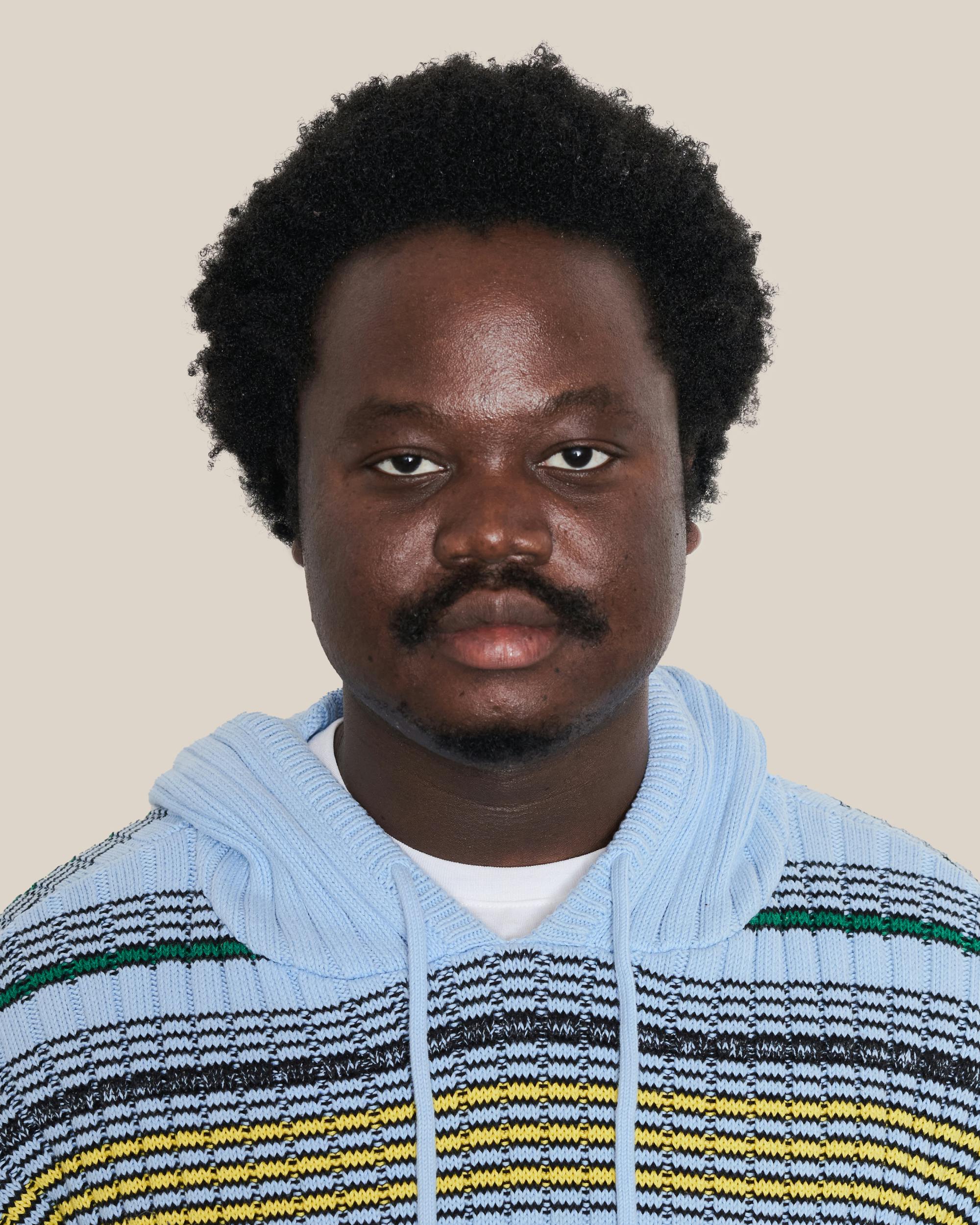 portrait of Jacques Agbobly from Agbobly