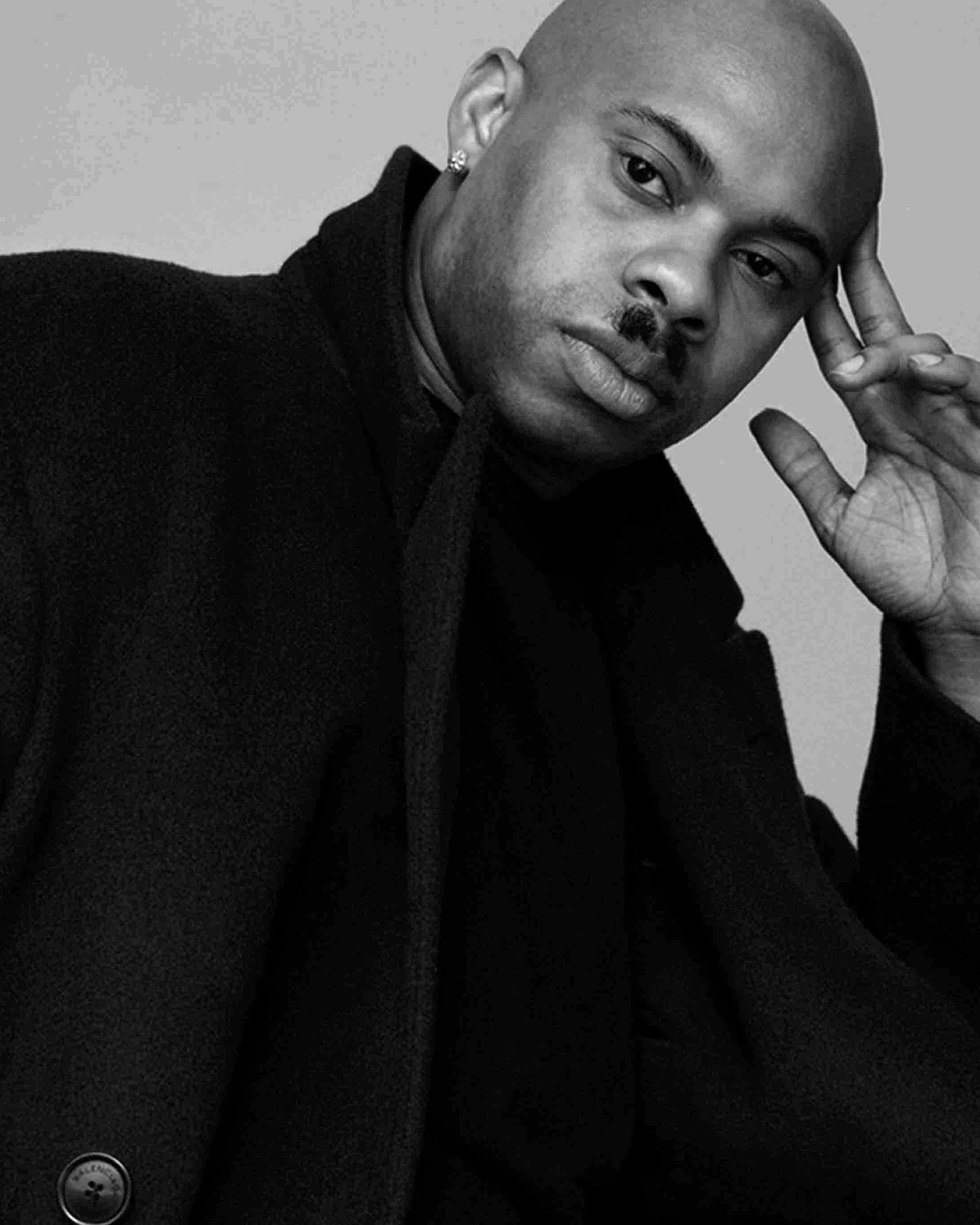 Portrait de Shayne Oliver, fondateur de Hood by Air.