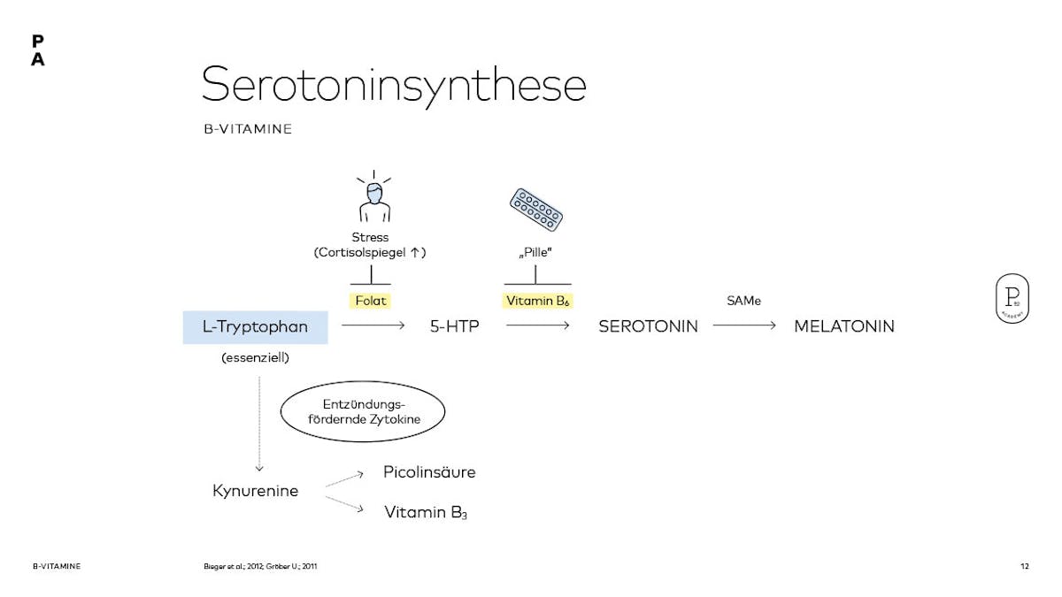 Welche Mikronährstoffe braucht der Körper zur Bildung des Glückshormons Serotonin?