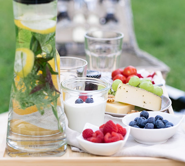 Imbiss aus Obst und Gemüse