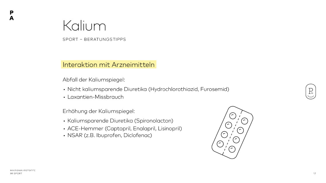 Mikronährstoff Kalium im Sport