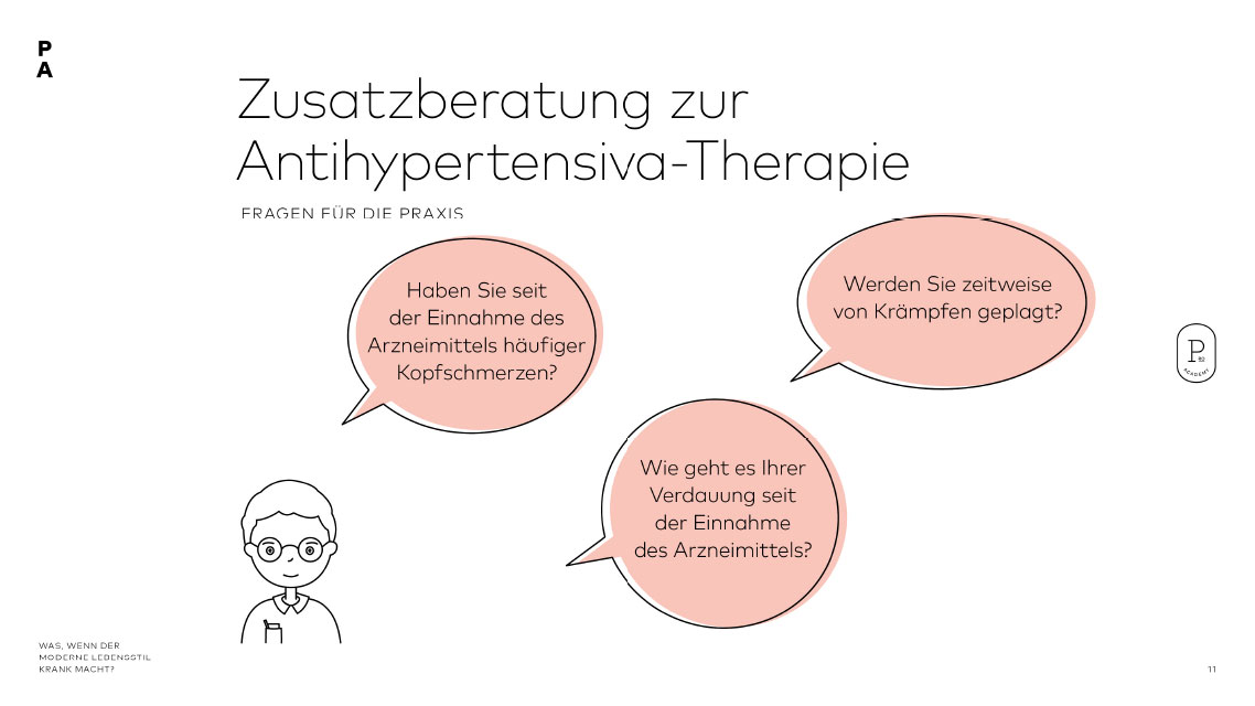 Zusatzberatung zur Antihypertensiva-Therapie