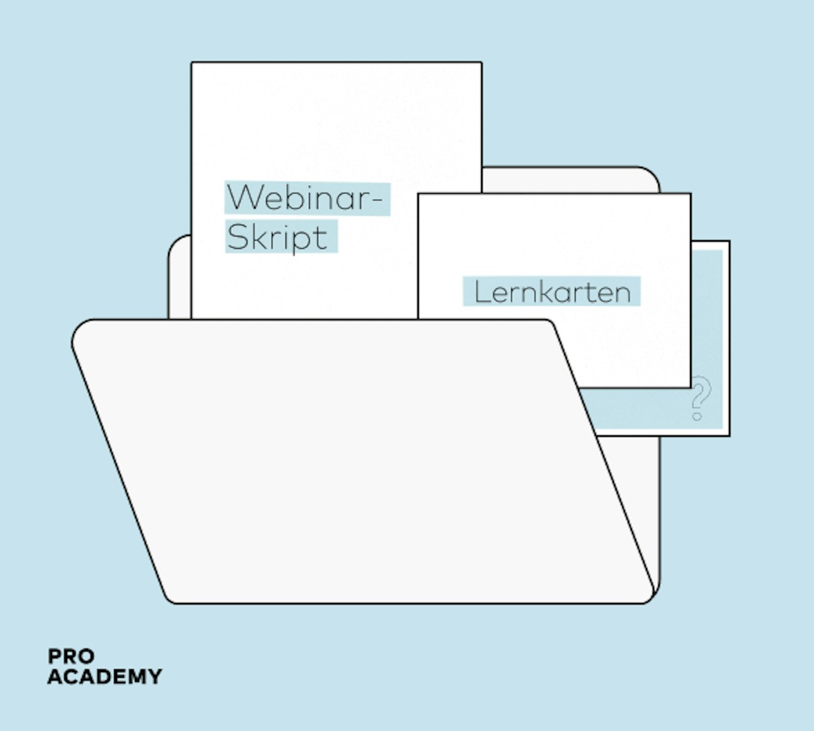 Grafik digitale Fortbildungsmappe