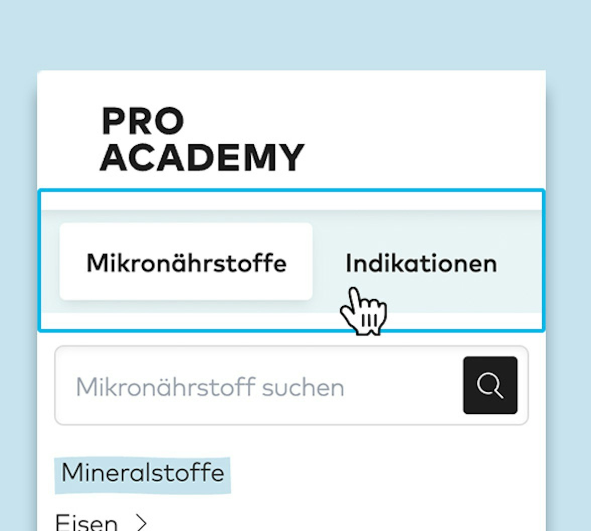 Mikronährstoffe und Indikationen