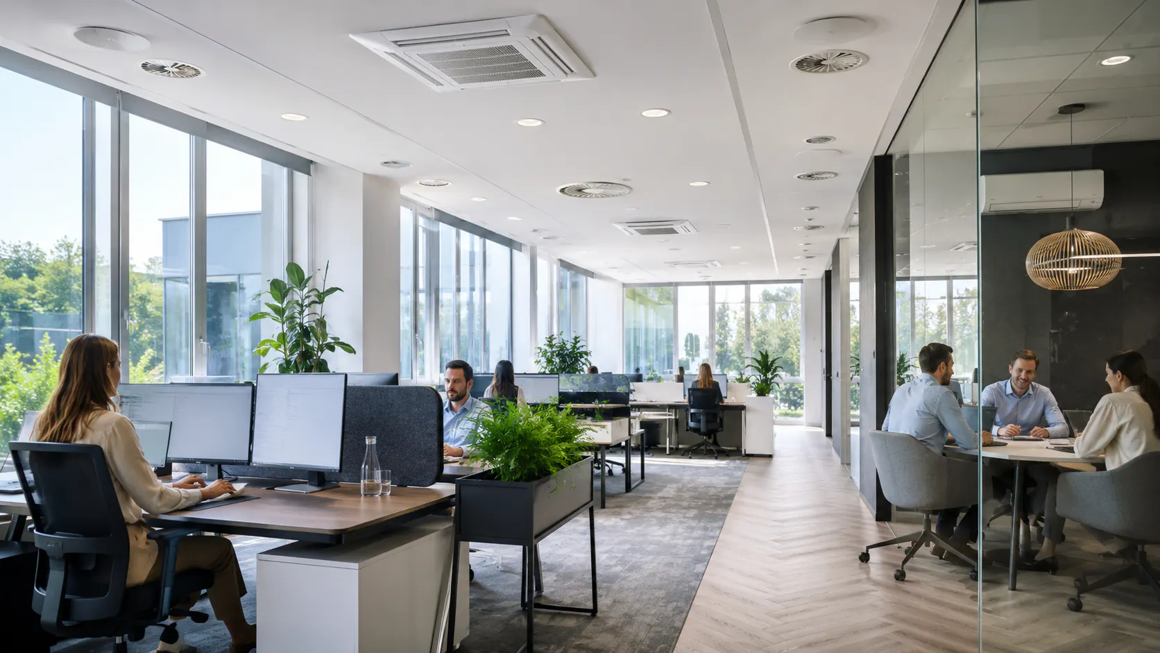 Airconditioning combineren met ventilatie