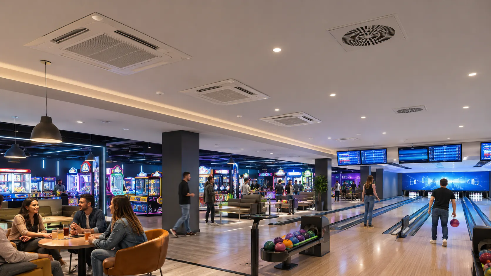 Geschikte airconditioningsystemen voor recreatie