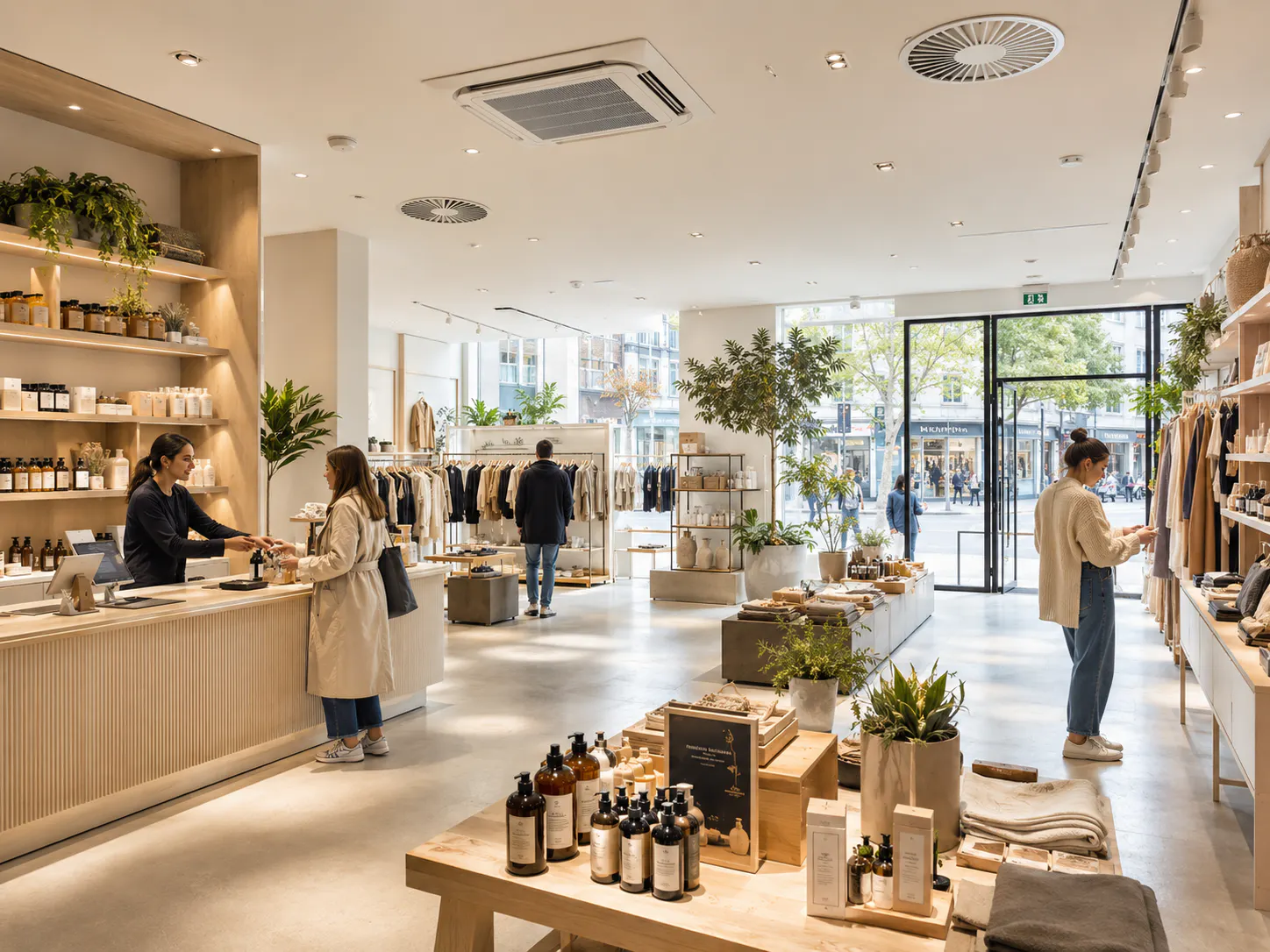 Ventilatie voor retail