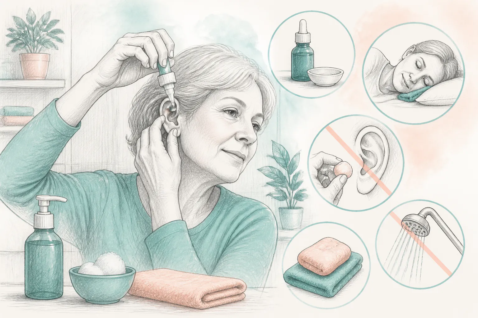 Safe earwax softening advice before treatment