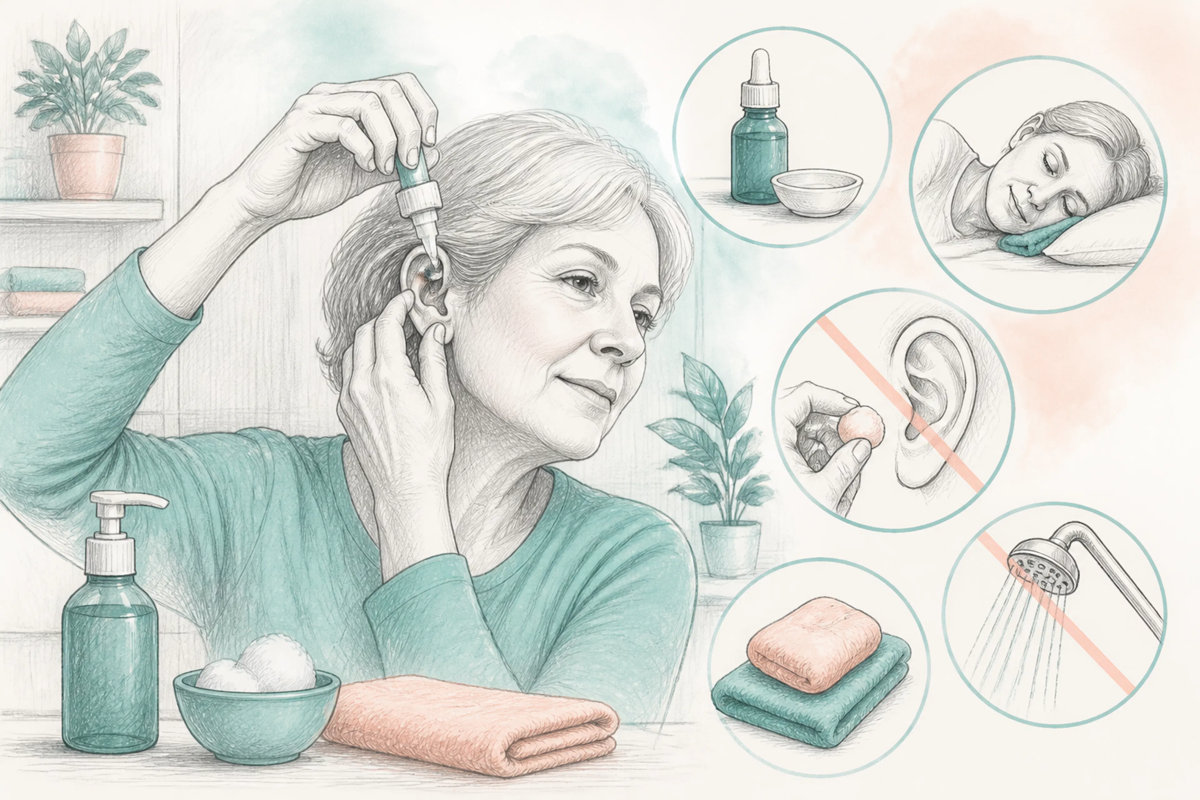 Safe earwax softening advice before treatment