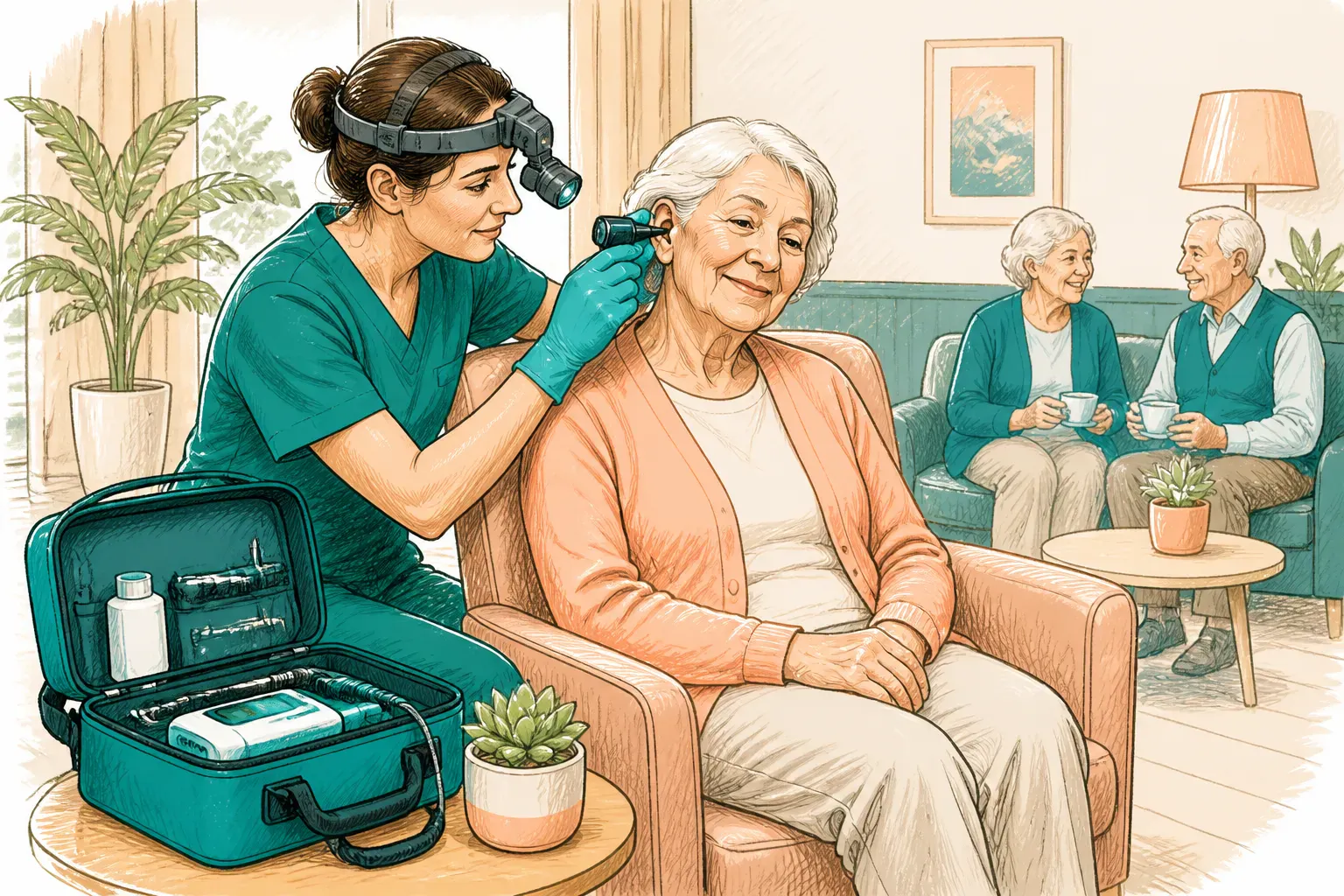 What mobile ear care means for care homes