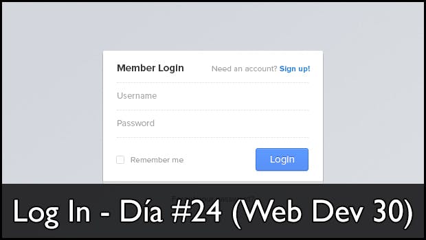 Log In - Día #24