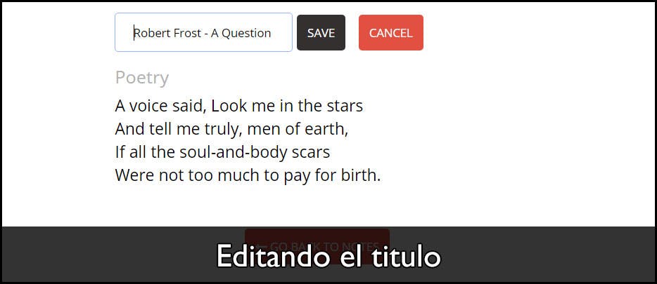 Angular Notepad editando el titulo