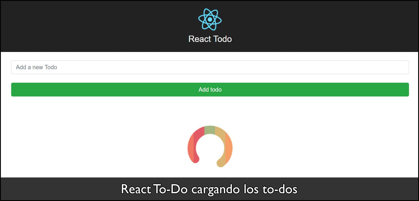 React To-Do cargando los to-dos