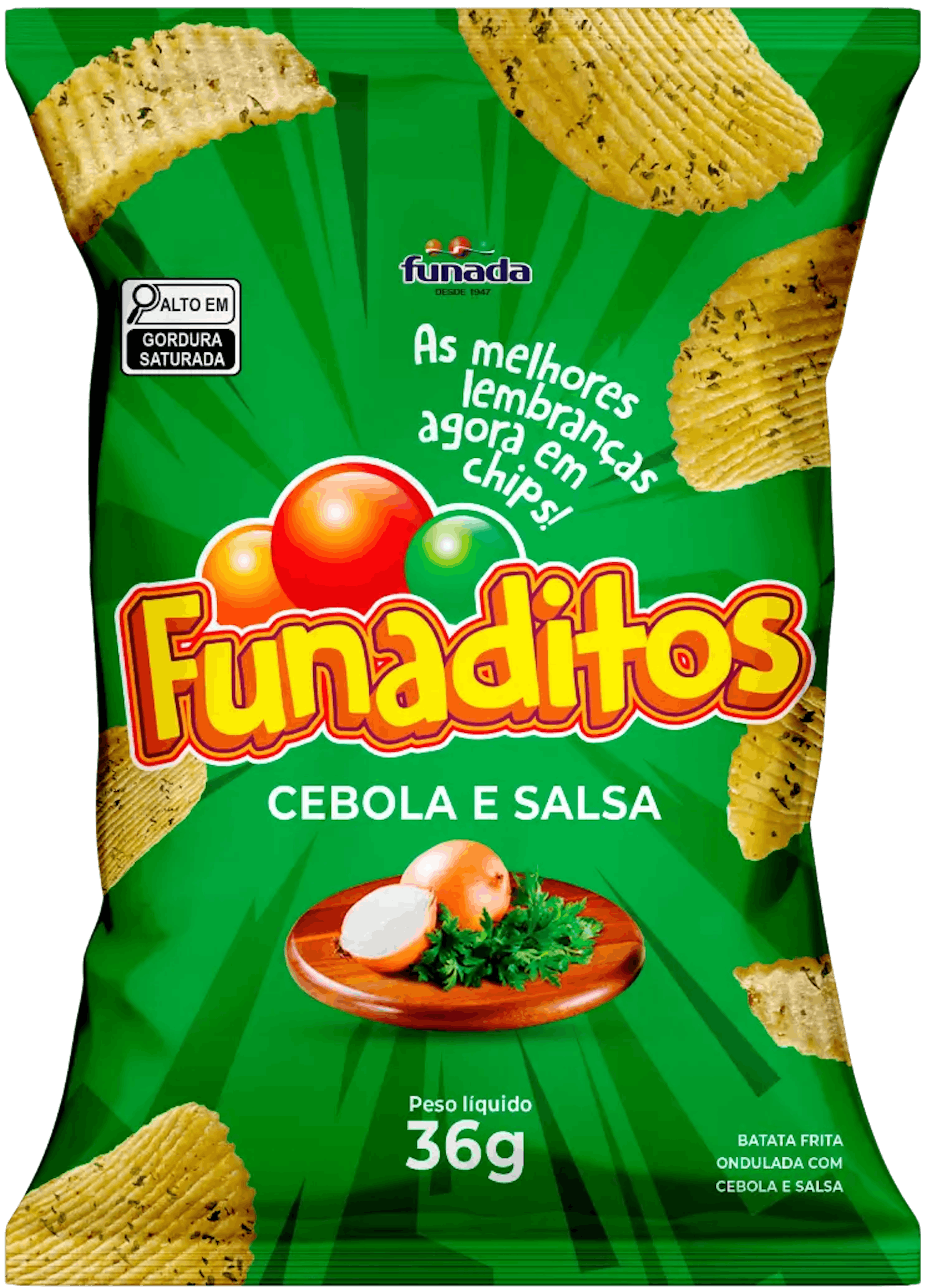 Salgadinho Funaditos Original 36 g