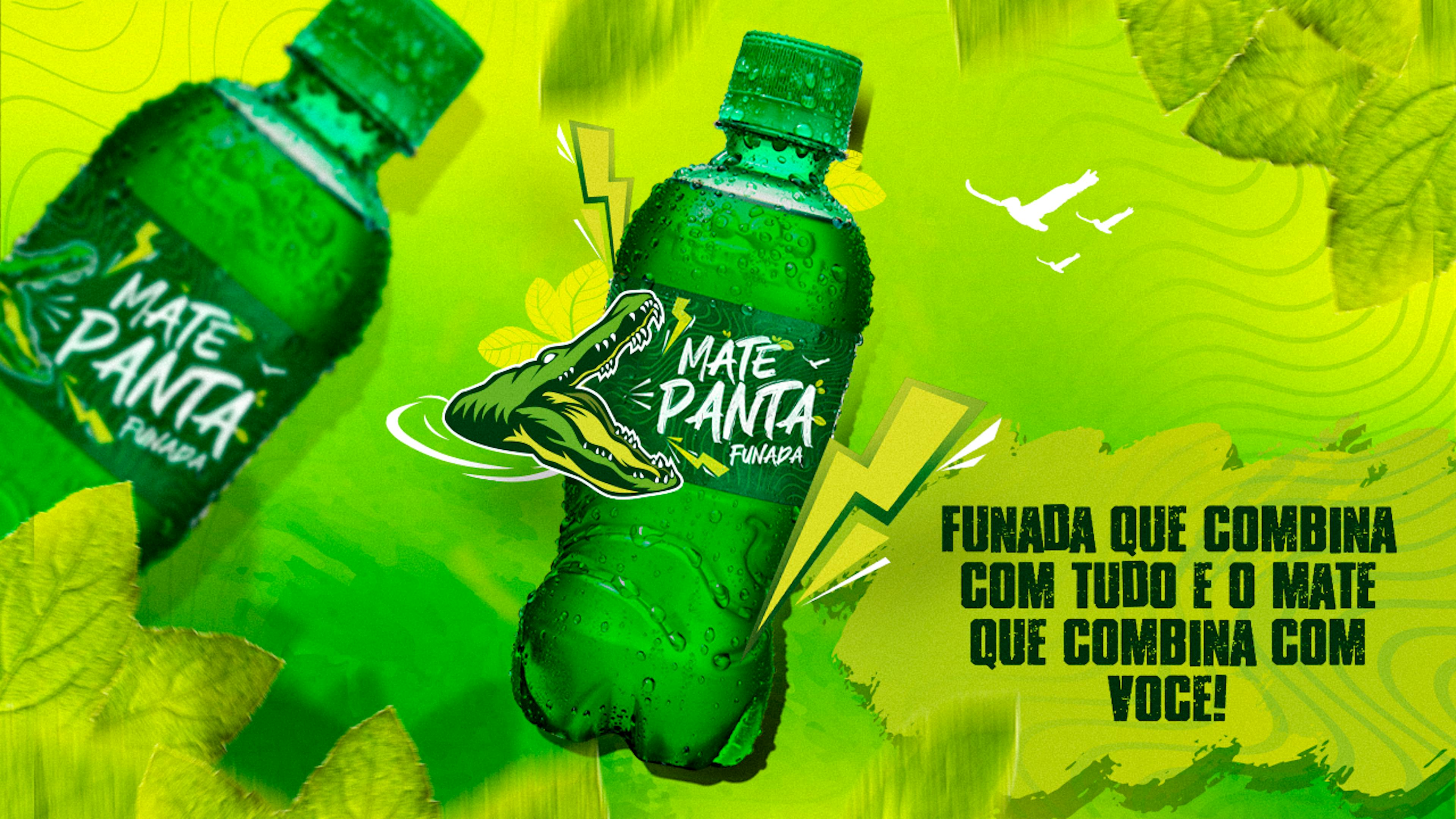 Slide da nova bebida Mate Panta