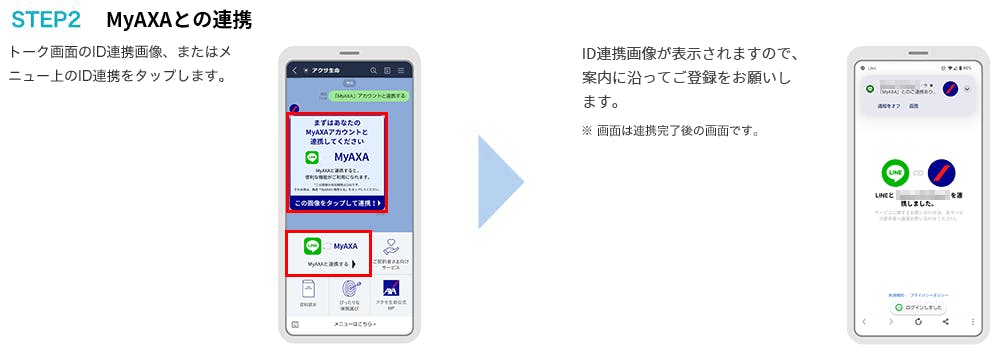 MyAXAとの連携
