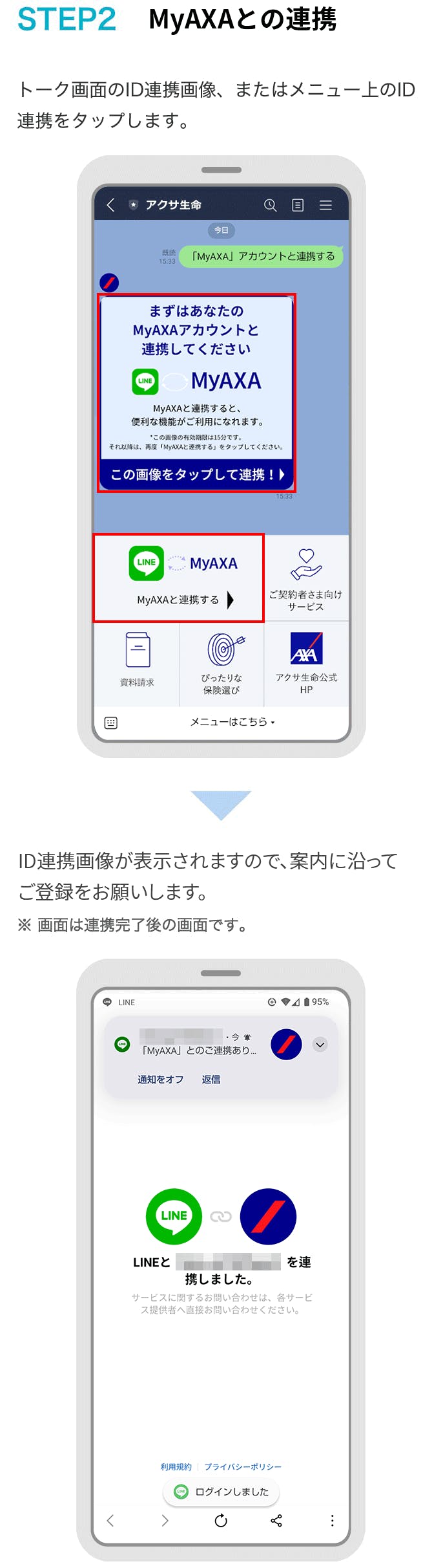 MyAXAとの連携