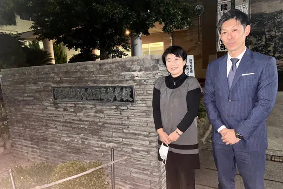 （写真左より）浅野先生、小川FA