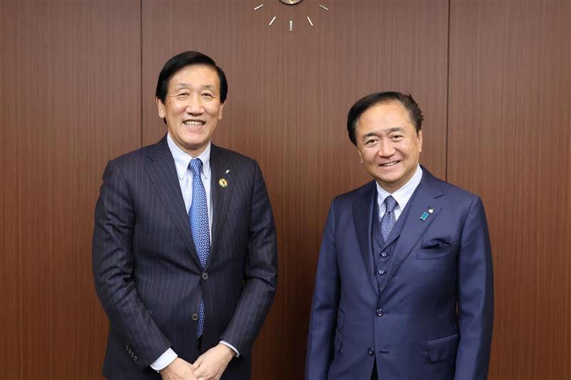 J-wave主催 健康経営シンポジウムにて神奈川県黒岩知事とアクサ生命社長の安渕が対談