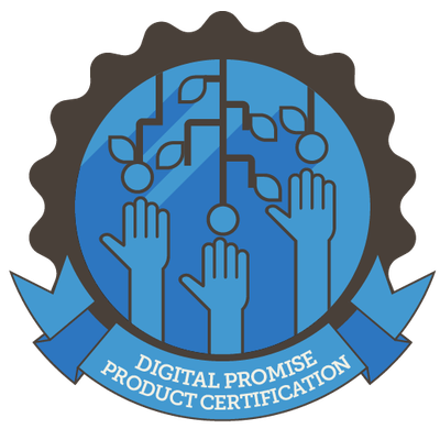 Digital Promise Product Certification badge for Learner Variability.