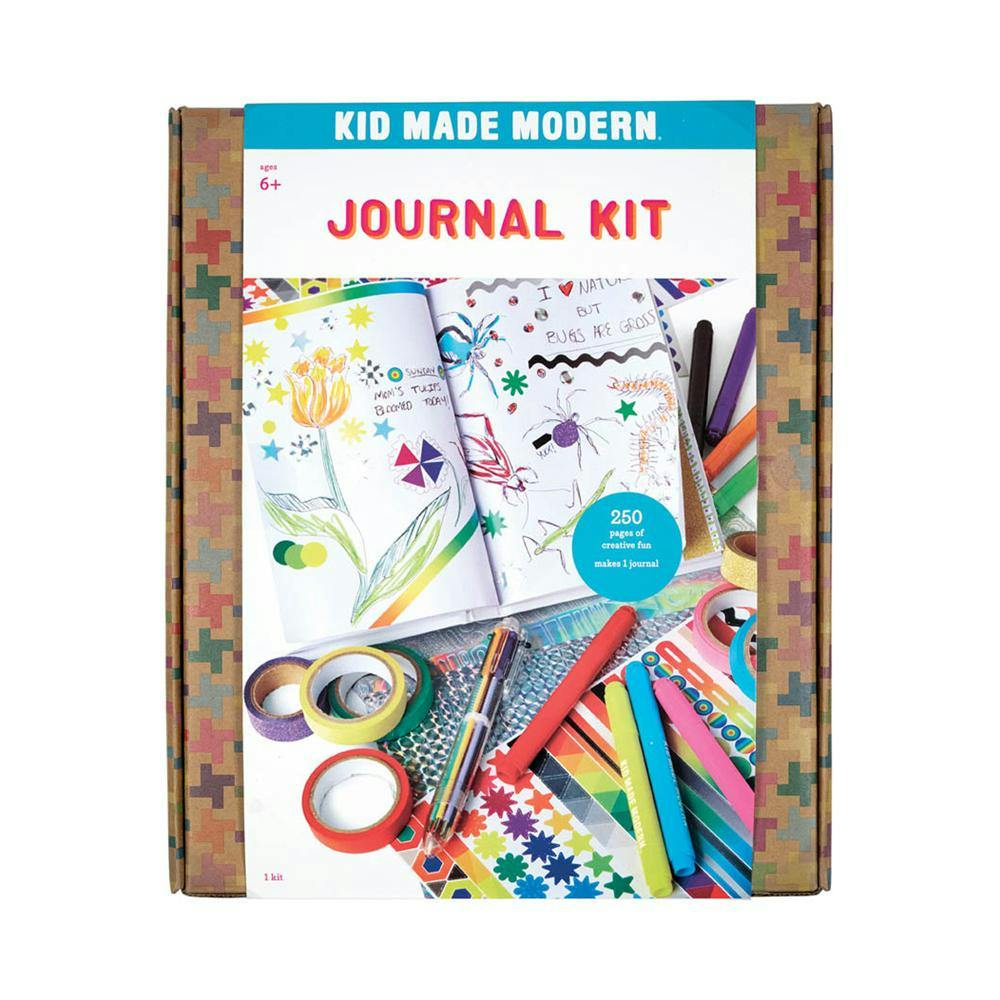 Kids journal kit by Kid Made Modern.