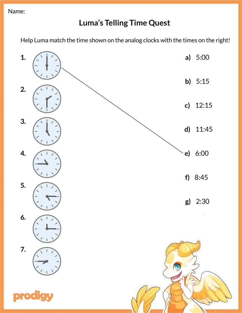 40-unique-telling-time-worksheets-in-english