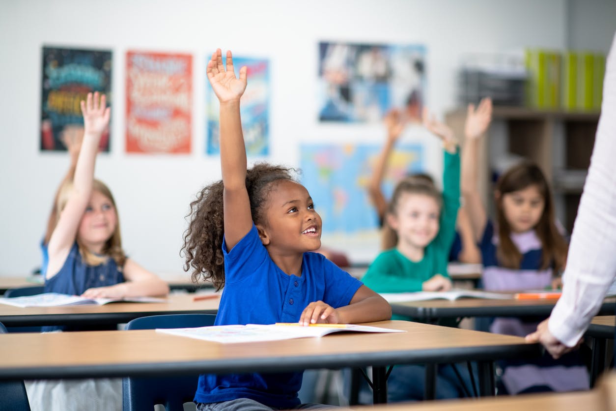 Second grade students