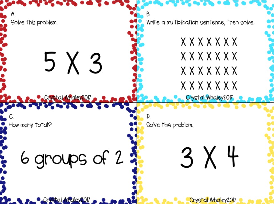 Multiplication games for the 3rd grade