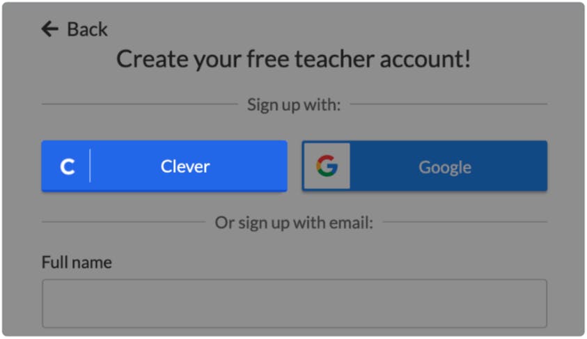 Sign up with Clever on Prodigy's website.